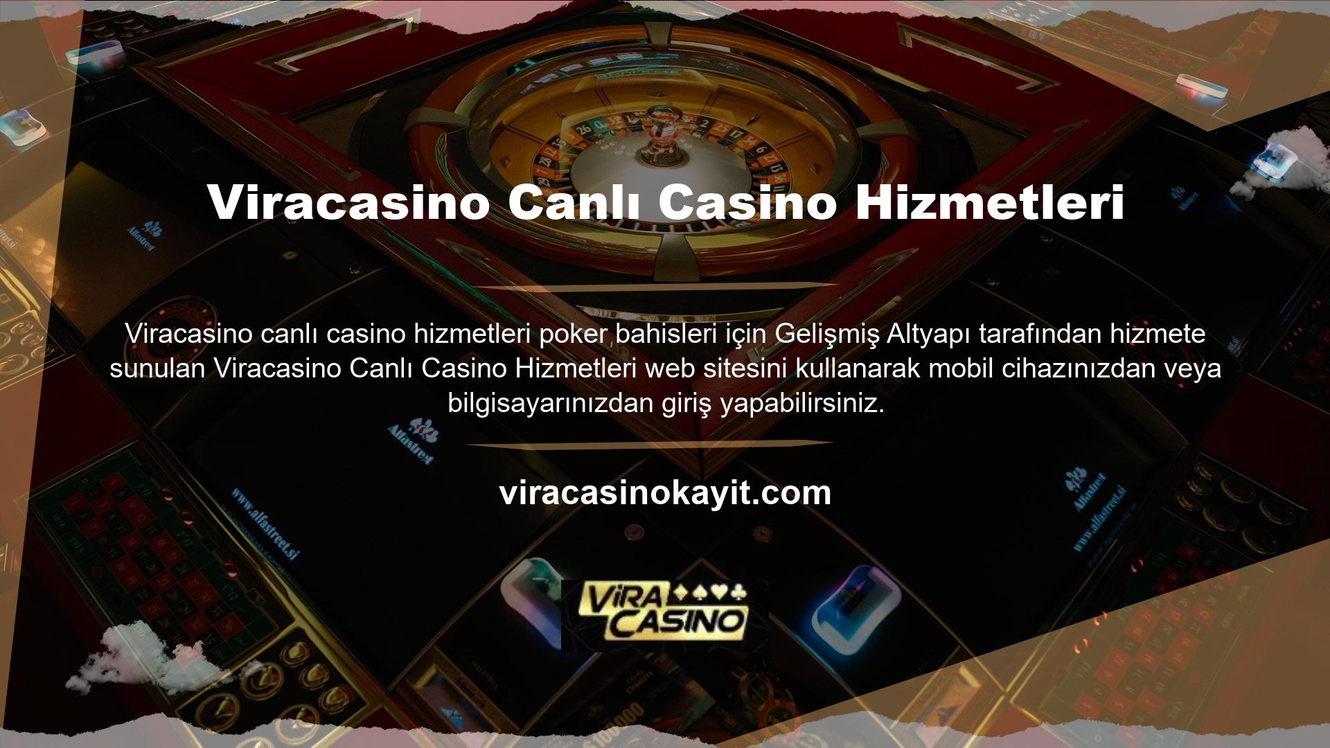 Küçükler Viracasino Canlı Casino Hoşgeldin Bonusu platformunda yer alan poker, rulet, blackjack, slot makineleri vb